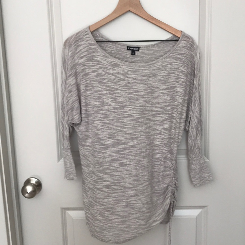 Express - A Symmetrical Pull String Sweater